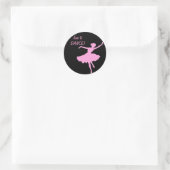 Sticker Rond Vis à DANSE ! (Sac)