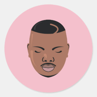 Sticker Rond Vis DJ