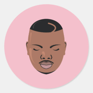 Sticker Rond Vis du DJ