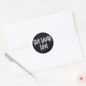 Sticker Rond Vis, Rires, Amour (Enveloppe)