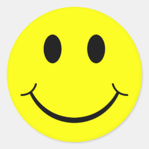 Sticker Rond Visage classique