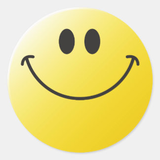 Sticker Rond Visage classique