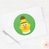 Sticker Rond Visage de Bert (Enveloppe)
