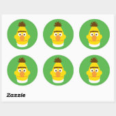 Sticker Rond Visage de Bert (Feuille)