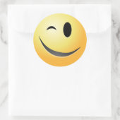 STICKER ROND VISAGE DE FENÊTRE (Sac)