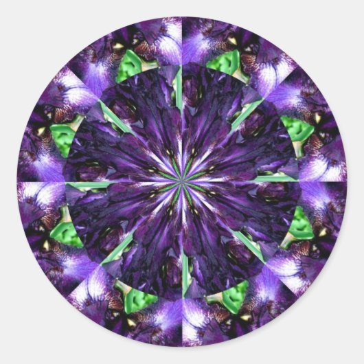 Sticker Rond visage de la marionnette k (Devant)