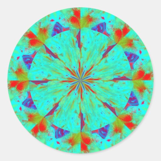 Sticker Rond visage de la marionnette ki2 (Devant)