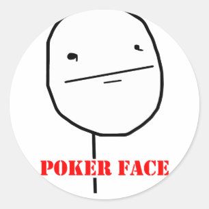 Sticker Rond Visage de tisonnier - meme