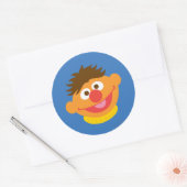 Sticker Rond Visage d'Ernie (Enveloppe)