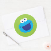 Sticker Rond Visage du monstre de cookies (Enveloppe)