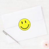 Sticker Rond Visage simple ! (Enveloppe)