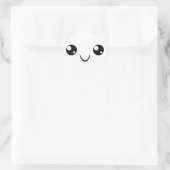 Sticker Rond Visage souriant (Sac)