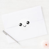 Sticker Rond Visage souriant (Enveloppe)