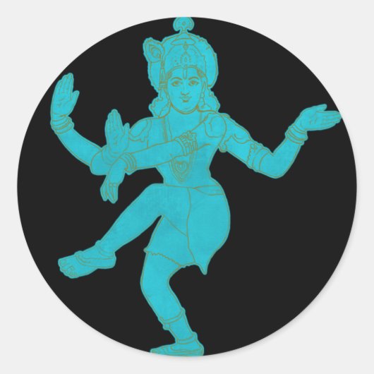 Sticker Rond Vishnu (Devant)