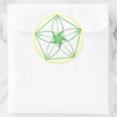 Sticker Rond Vitalité Mandala #2 (Sac)