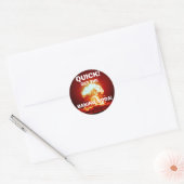 Sticker Rond Vite, prends le SODA BAKING ! (Enveloppe)