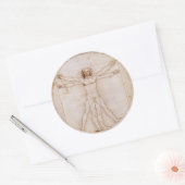 Sticker Rond Vitruve (Enveloppe)