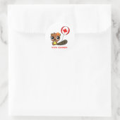 Sticker Rond Viva Canada (Sac)