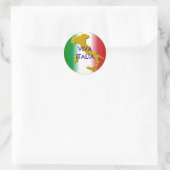 Sticker Rond viva italia (Sac)