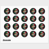 Sticker Rond Viva Mexico Cinco De Mayo (Feuille)