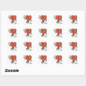 Sticker Rond vivant (Feuille)