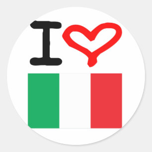 Sticker Rond Vivats Italie !