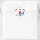 Sticker Rond Vive La France (Sac)