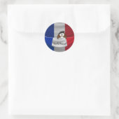 Sticker Rond Vive la France ! (Sac)