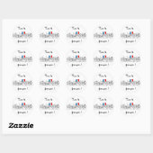 Sticker Rond ViveLeFrançais (Feuille)