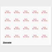 Sticker Rond Vivre le rêve (Feuille)