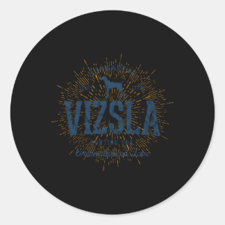 Sticker Rond Vizsla