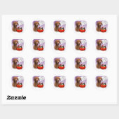 Sticker Rond Vizsla Halloween Candy (Feuille)
