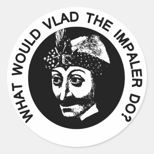 Sticker Rond Vlad (Devant)