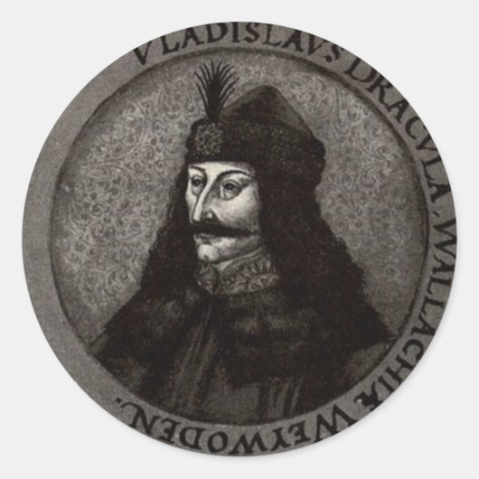 Sticker Rond Vlad the Impaler (Devant)
