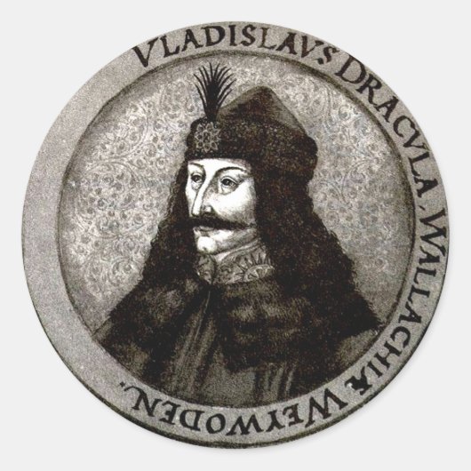 Sticker Rond Vlad the Impaler (Devant)