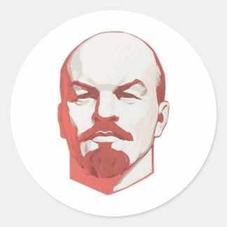 Sticker Rond Vladimir Lénine