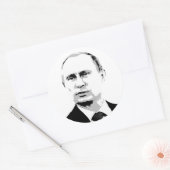 Sticker Rond Vladimir Poutine (Enveloppe)