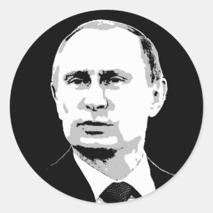 Sticker Rond Vladimir Poutine