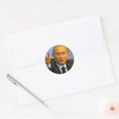 Sticker Rond Vladimir Poutine veut donner un biscuit à cet homm (Enveloppe)