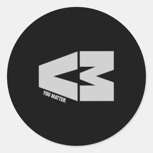 Sticker Rond Vm You (Devant)