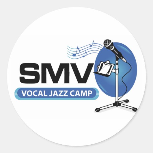 Sticker Rond Vocal J SMV (Devant)
