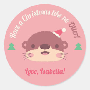 Sticker Rond Vœu de Noël comme aucune autre fête