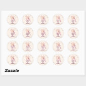 Sticker Rond Voeux donnés (Feuille)