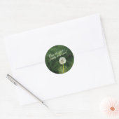 Sticker Rond Voeux Vraiment Dandelion (Enveloppe)