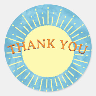 Sticker Rond Voici Le Baby shower Son Aquarelle Personnalisé