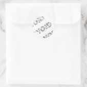 Sticker Rond void_statique (Sac)