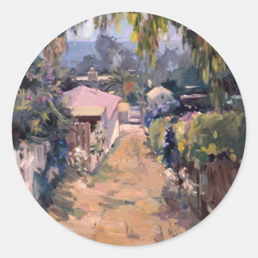 Sticker Rond Voie côtière (Devant)