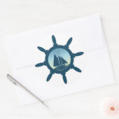 Sticker Rond Voile (Enveloppe)