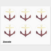 Sticker Rond Voile (Feuille)