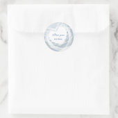 Sticker Rond Voile de naissance (Sac)
